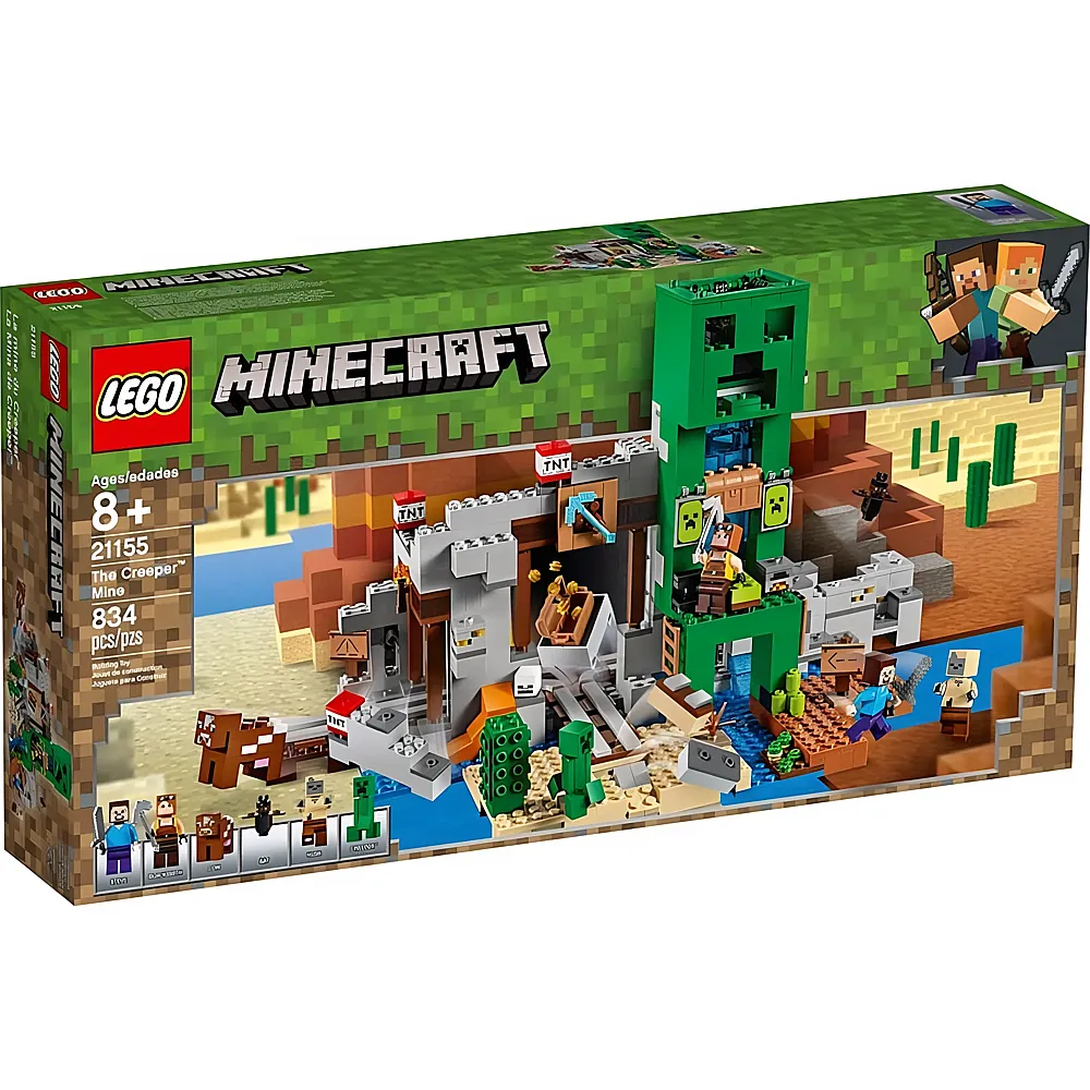 LEGO Minecraft Die Creepe Mine 21155