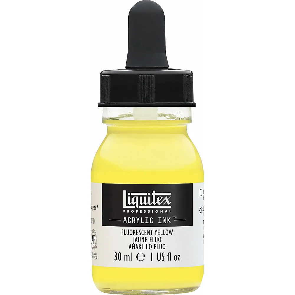 Liquitex Lqx Prof. Acrylic Ink 30ml Flasche Fluo Gelb - Suche