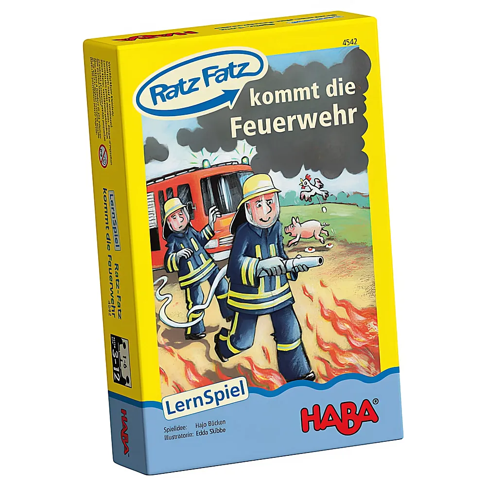 HABA Spiele Ratz-Fatz Es kommt die Feuerwehr