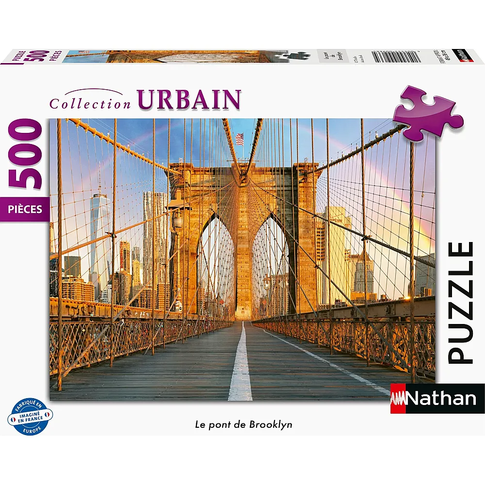 Nathan Puzzle Collection Urbain Brooklyn Bridge - 500 Teile