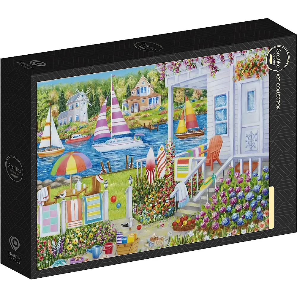 Grafika Puzzle Art Collection Haus am Wasser - 1000 Teile