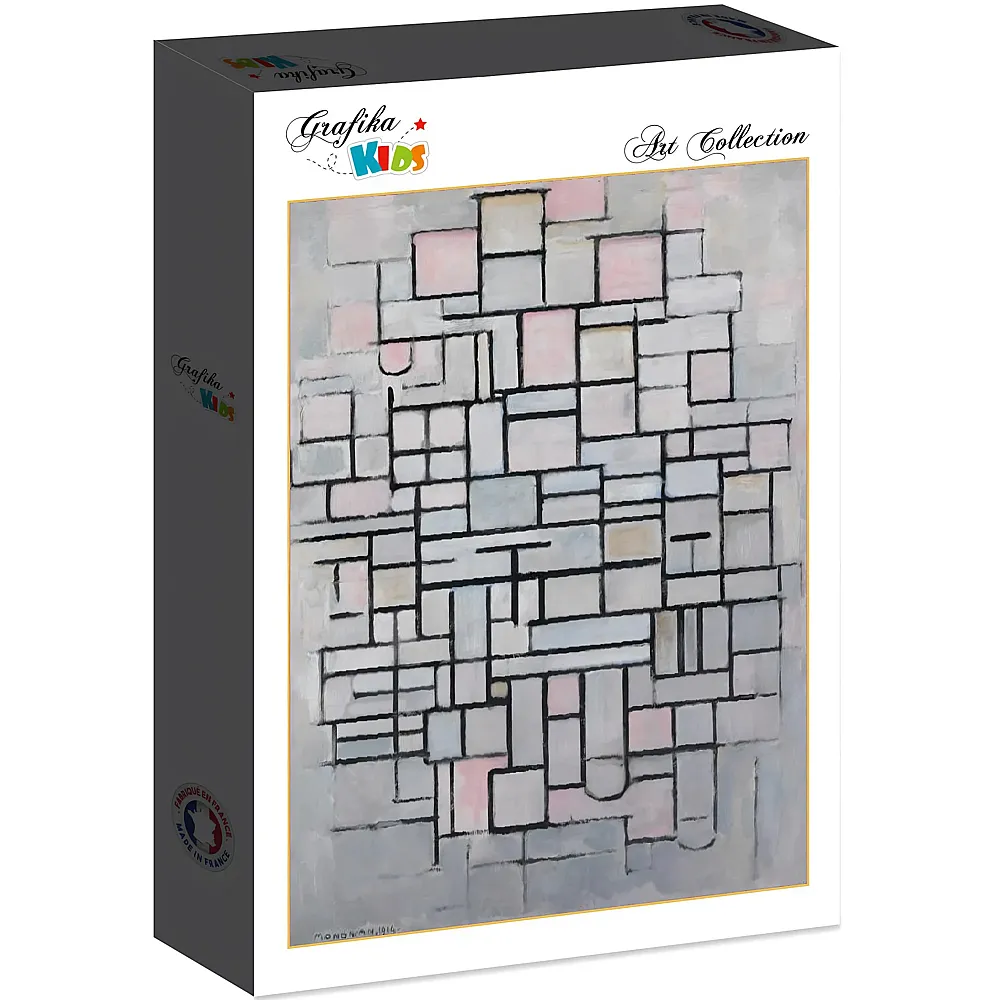 Grafika Puzzle Art Collection Grafika Kids Piet Mondrian: Composition No.IV, 1914 - 12 Teile