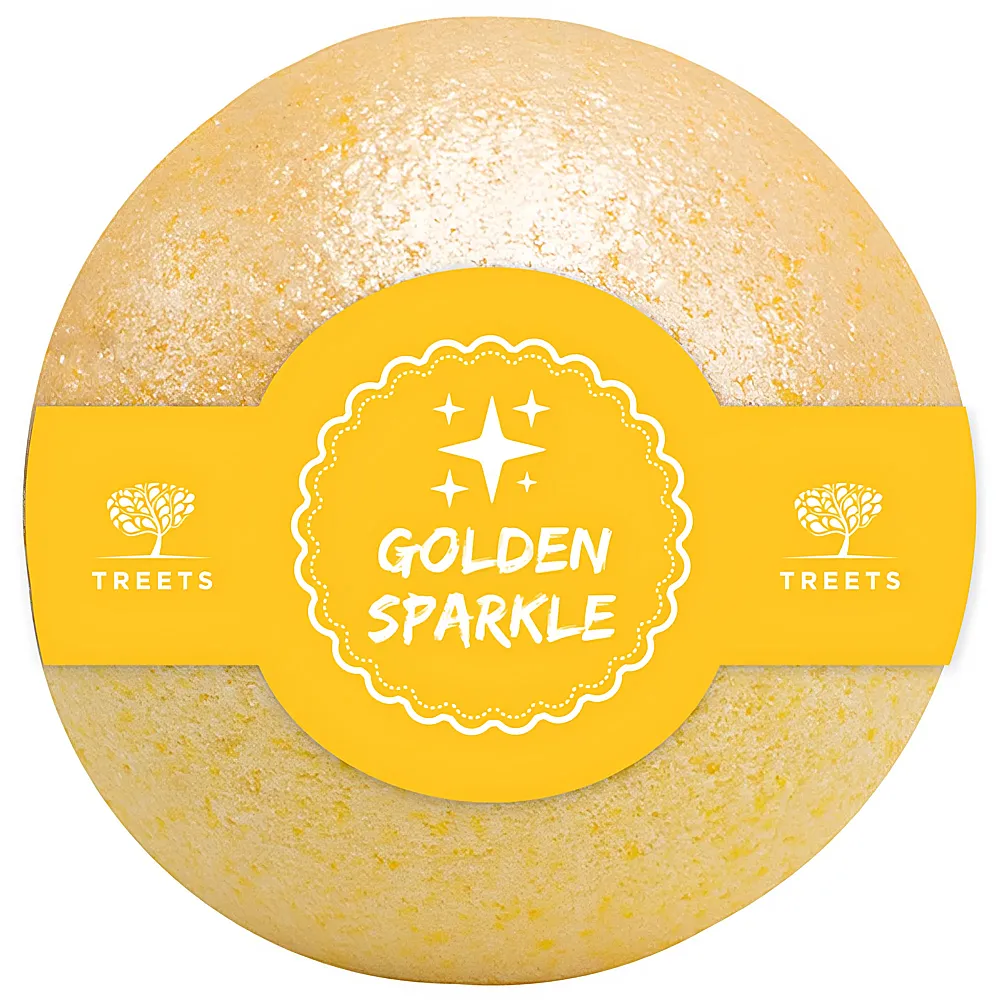 Tinti Treets Badekugel Glitzer Golden Sparkle | Badespielzeug