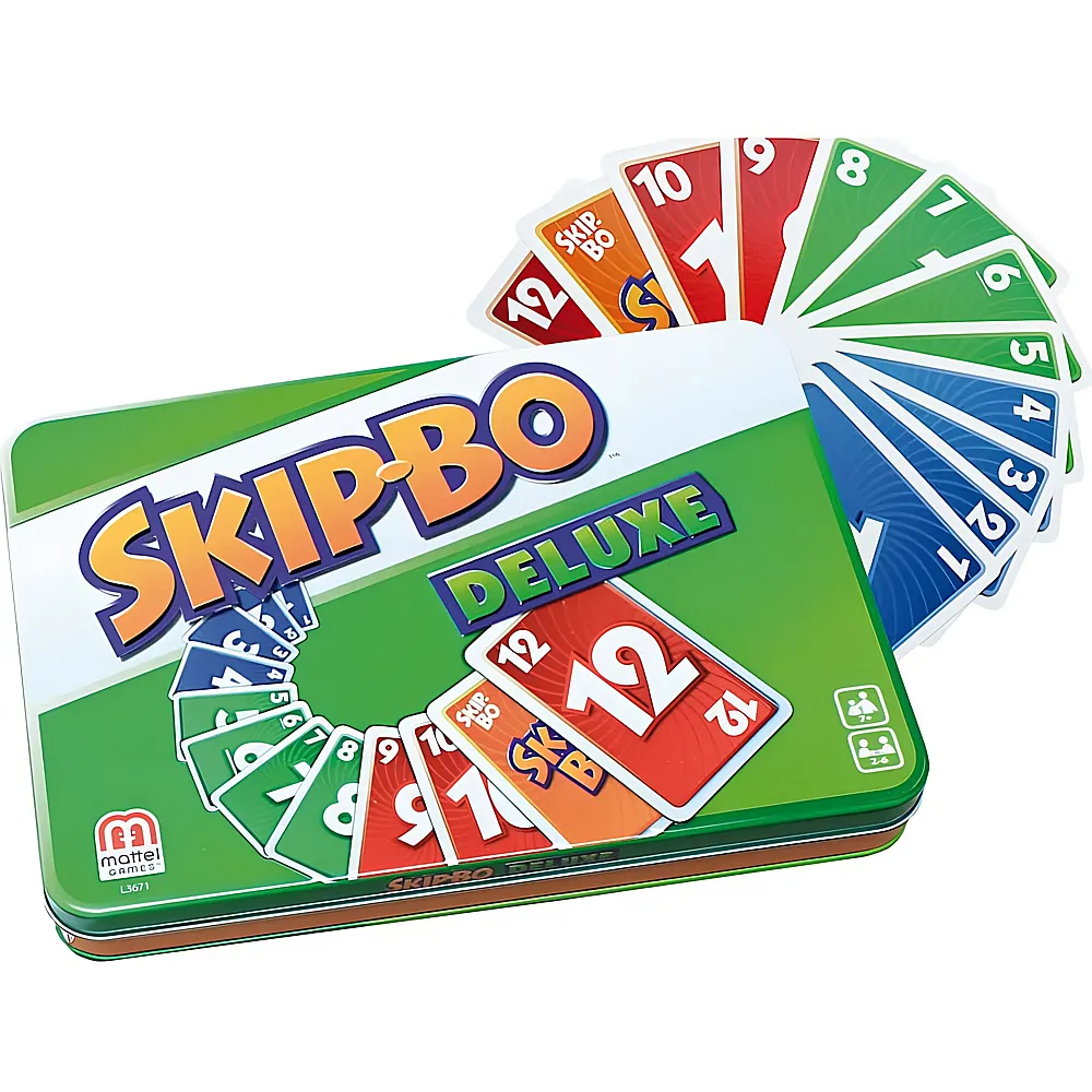meinspielzeug - Mattel Games Skip-Bo Skip-Bo Deluxe | Kartenspiele