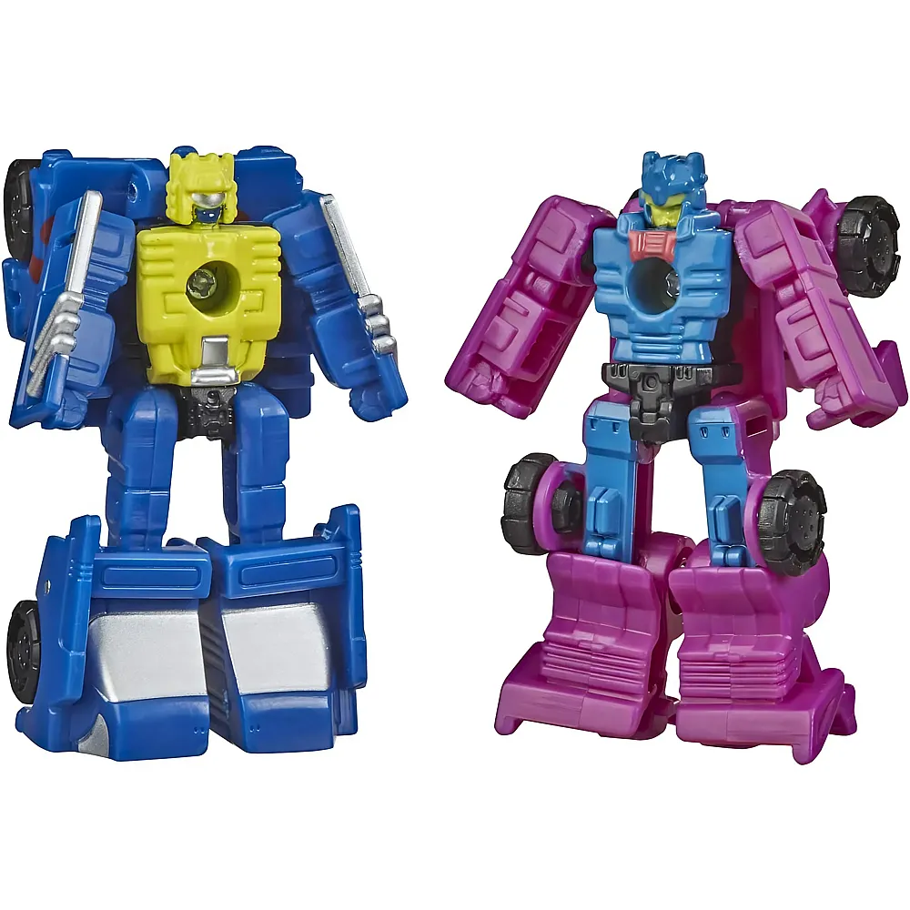 Hasbro TRANSFORMERS Toys Generations War for Cybertron: Earthrise Micromaster WFC-E15 Race Track Patrol 2er-Pack  Kinder ab 8 Jahren, 3,8 cm