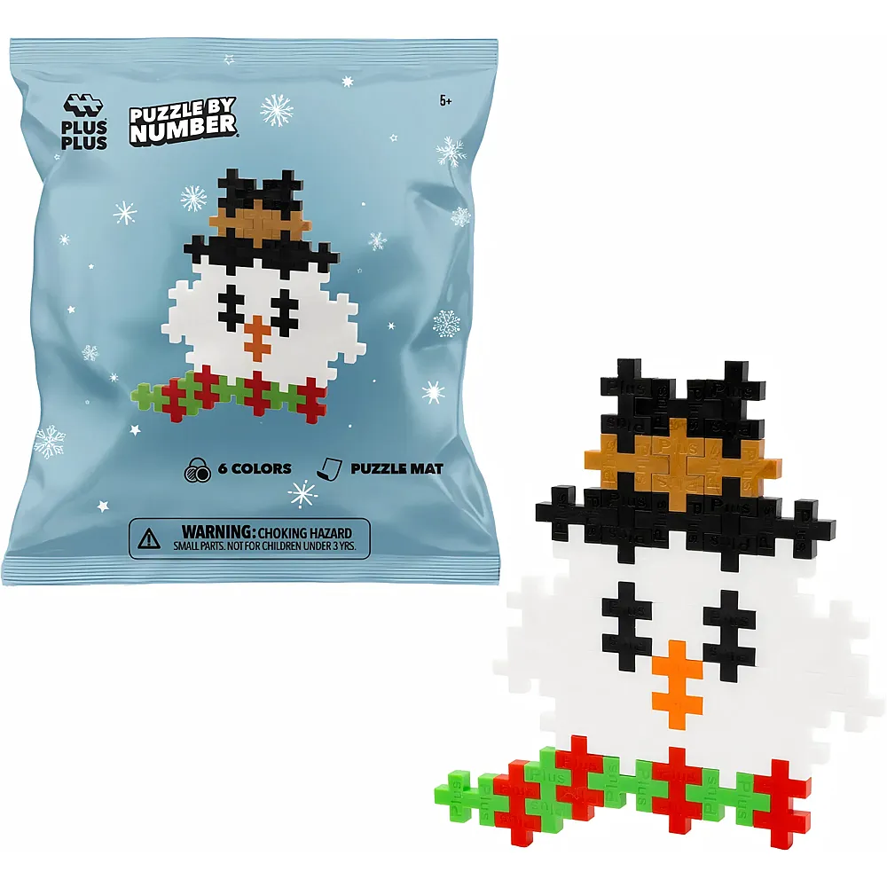 Plus-Plus Display 48 Kreativ Bausteine Winterfiguren