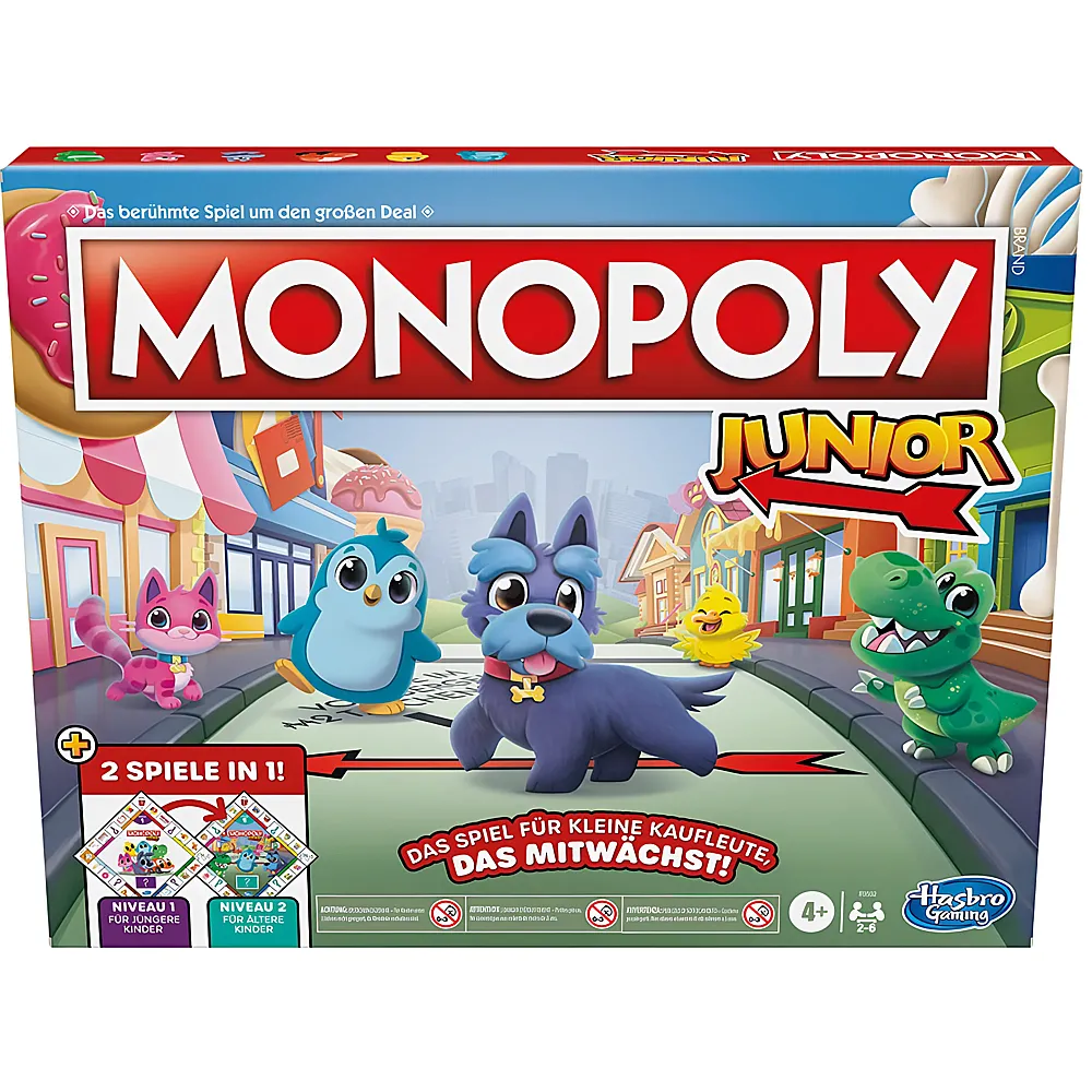 Hasbro Gaming Monopoly Junior 2in1 DE