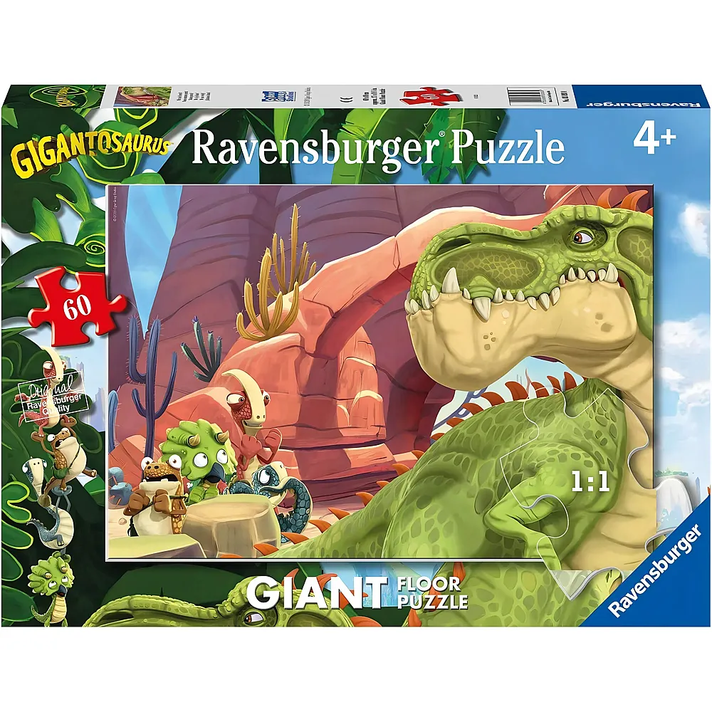 Ravensburger Puzzle Giant Floor Gigantosaurus - 60 Teile