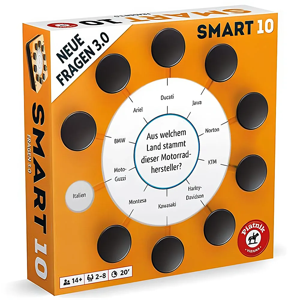 Piatnik Spiele Smart 10 Erweiterung 3.0 | Wissenspiele