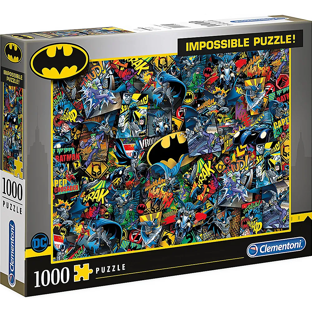 Clementoni Puzzle Impossible Batman 1000Teile