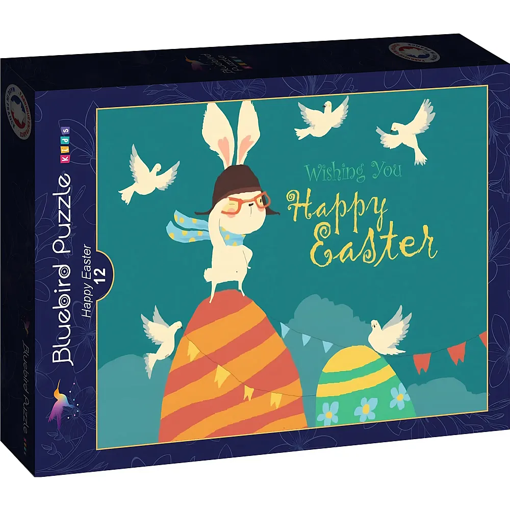 Bluebird Puzzle Happy Easter - 12 Teile
