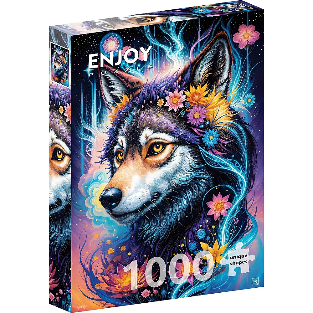 Enjoy Puzzle Magisches Wolfsportrait - 1000 Teile