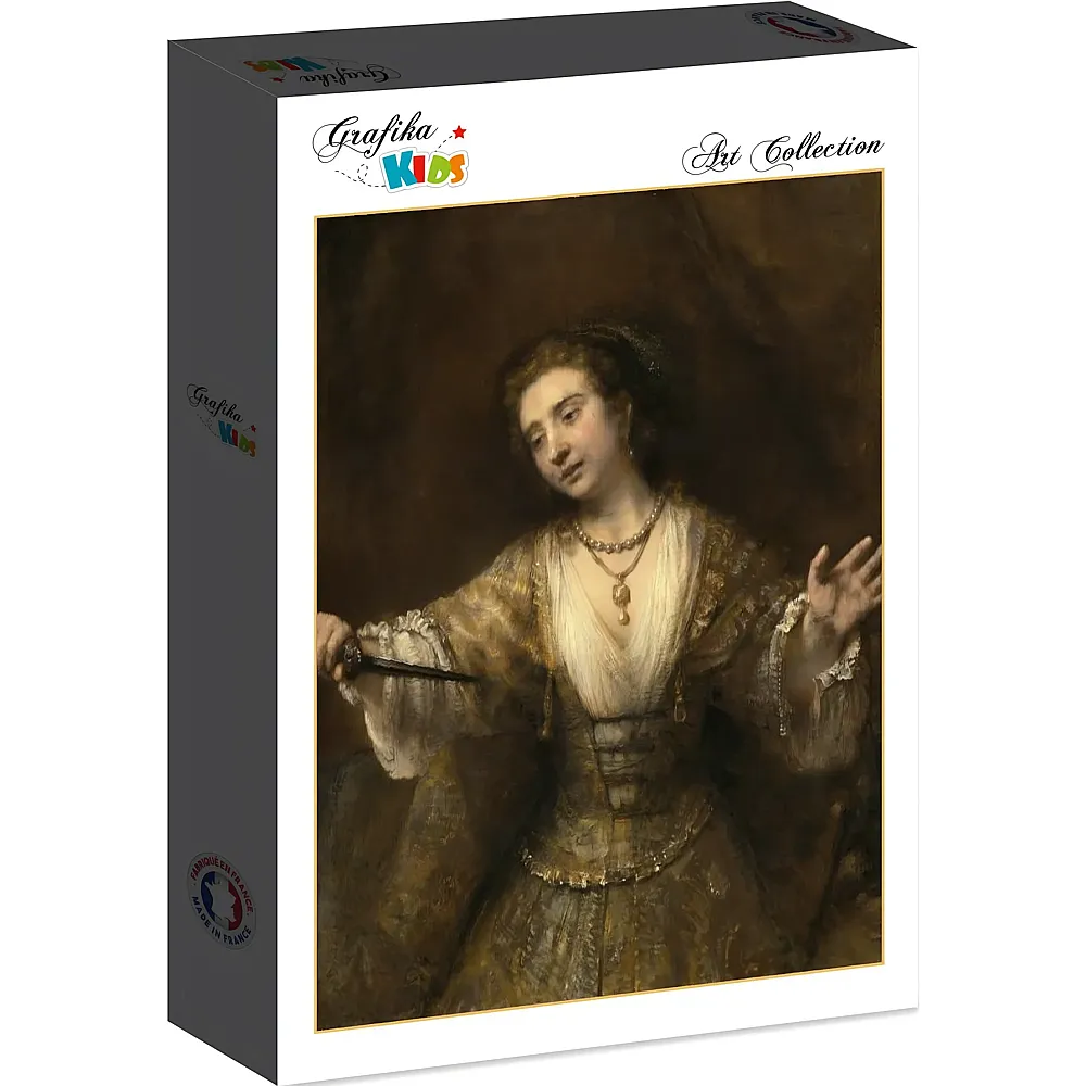 Grafika Puzzle Art Collection Rembrandt Grafika Kids Lucretia, 1664 - 12 Teile
