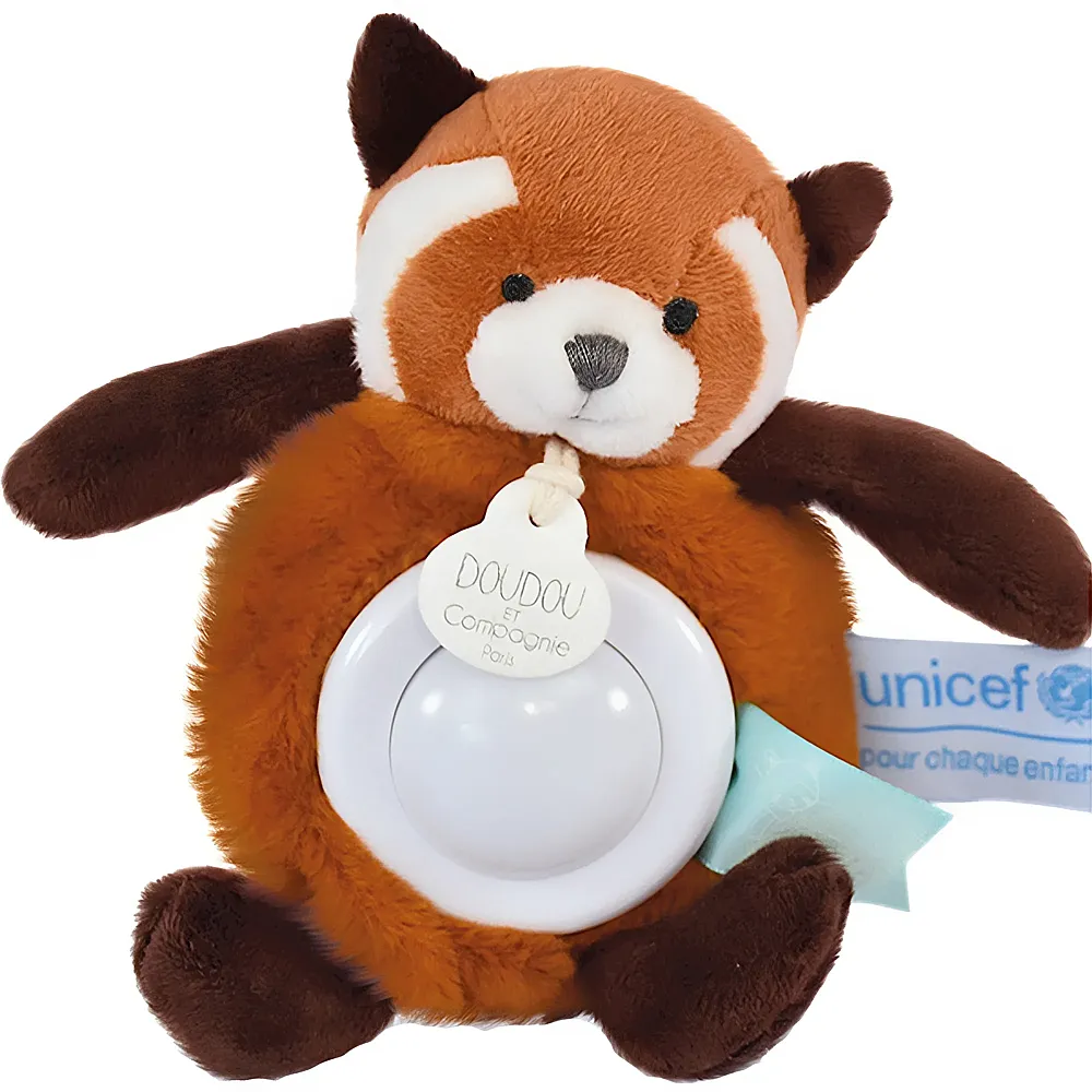 Doudou et Compagnie Unicef Nachtlicht Roter Panda 15cm
