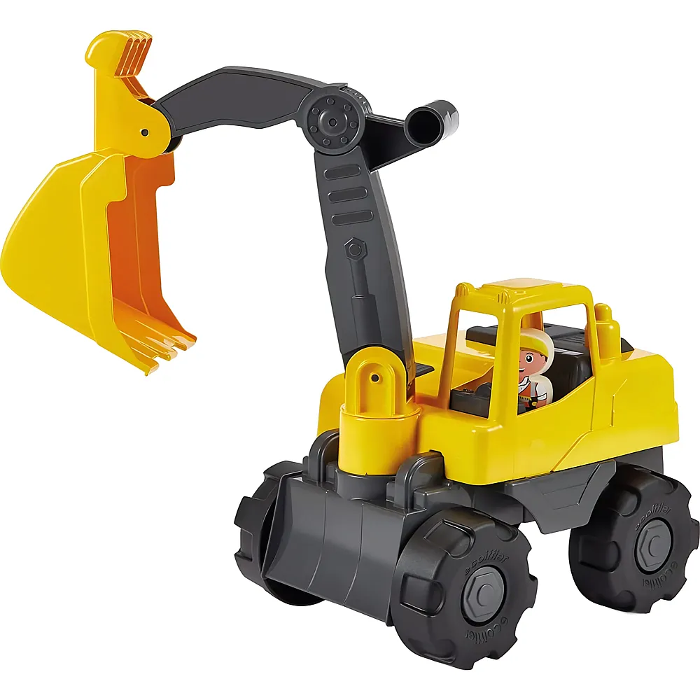Ecoiffier Bagger mit Spielfigur - 35 cm