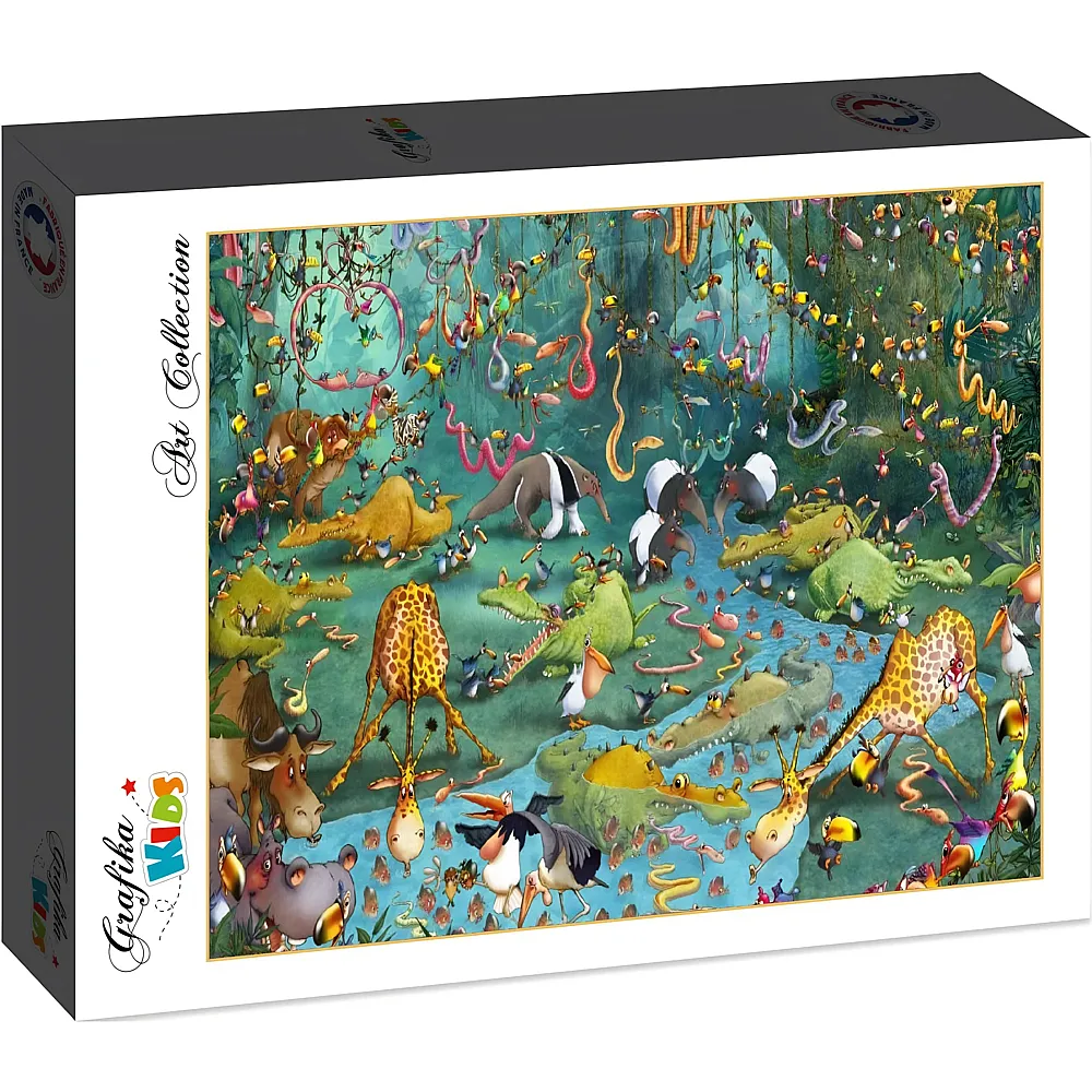Grafika Puzzle Art Collection Franois Ruyer Grafika Kids Dschungel - 204 Teile