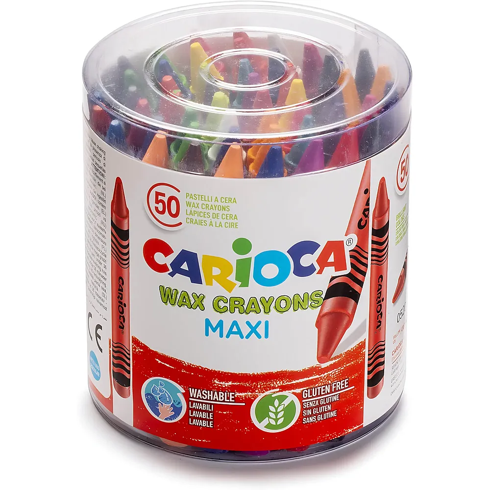 Carioca Wachsmalkreide Maxi Wax Dose