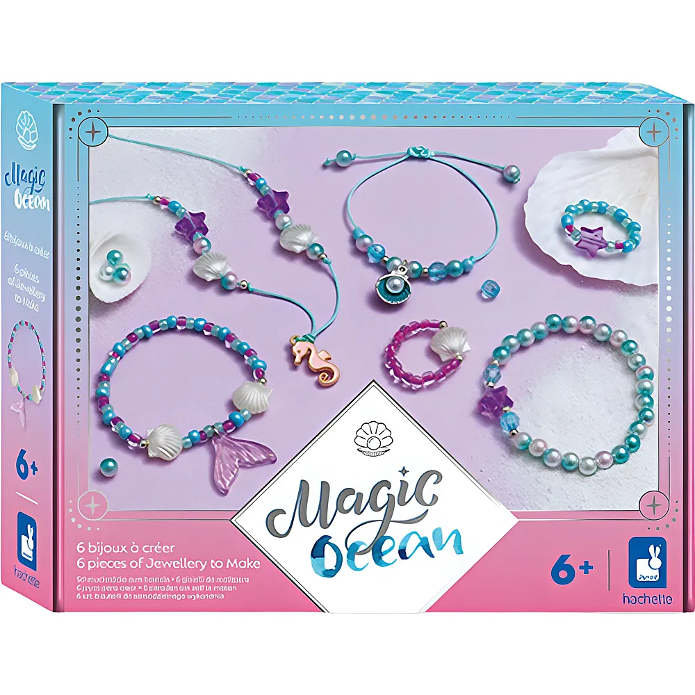 Janod Magic Ocean Juwelen zum Herstellen 6Teile