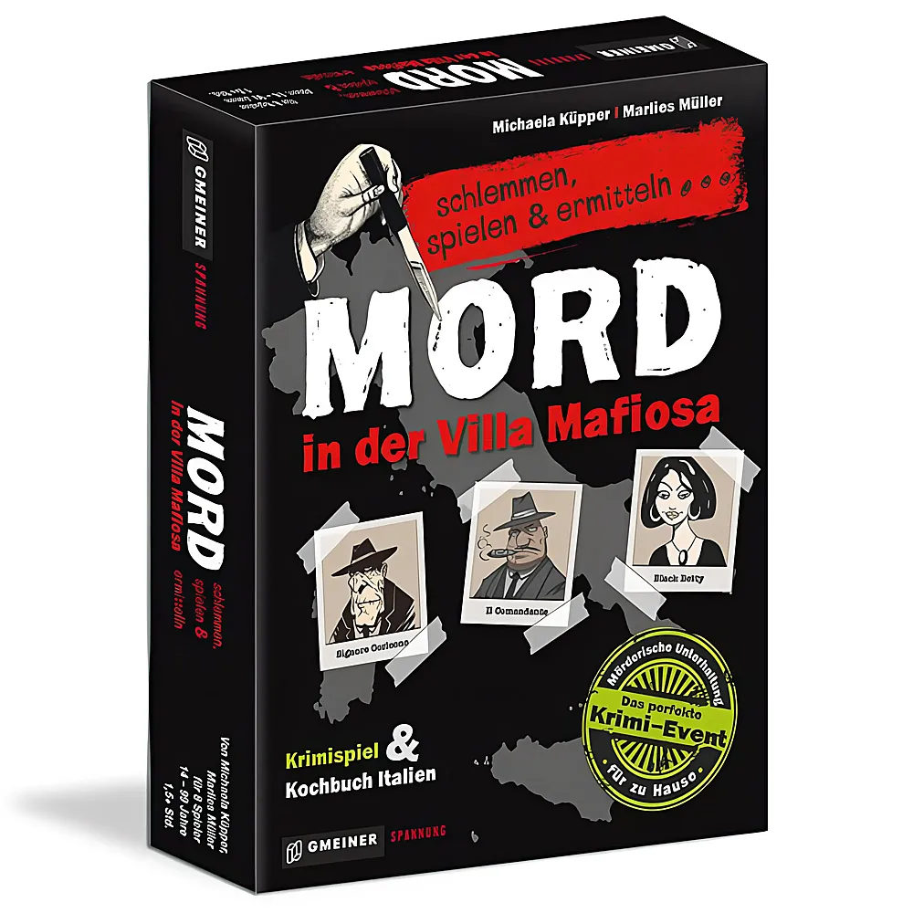 meinspielzeug - HUCH Spiele Mord in der Villa Mafiosa | Kennerspiele