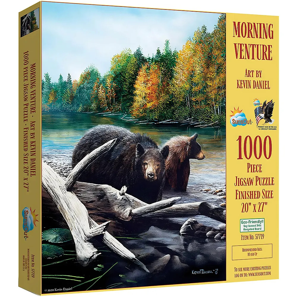 SunsOut Puzzle Kevin Daniel Morning Venture - 1000 Teile