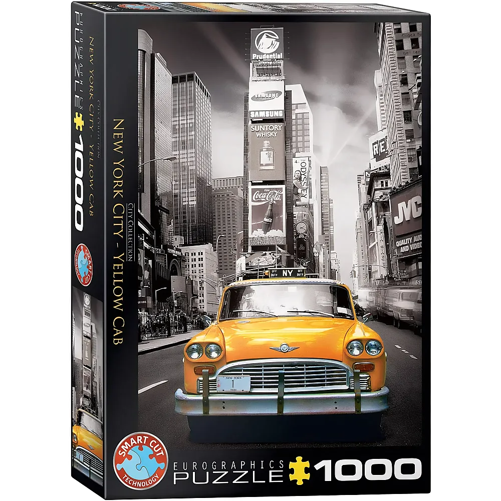 Eurographics Puzzle New York: Yellow Cab 1000Teile | Puzzle 1000 Teile