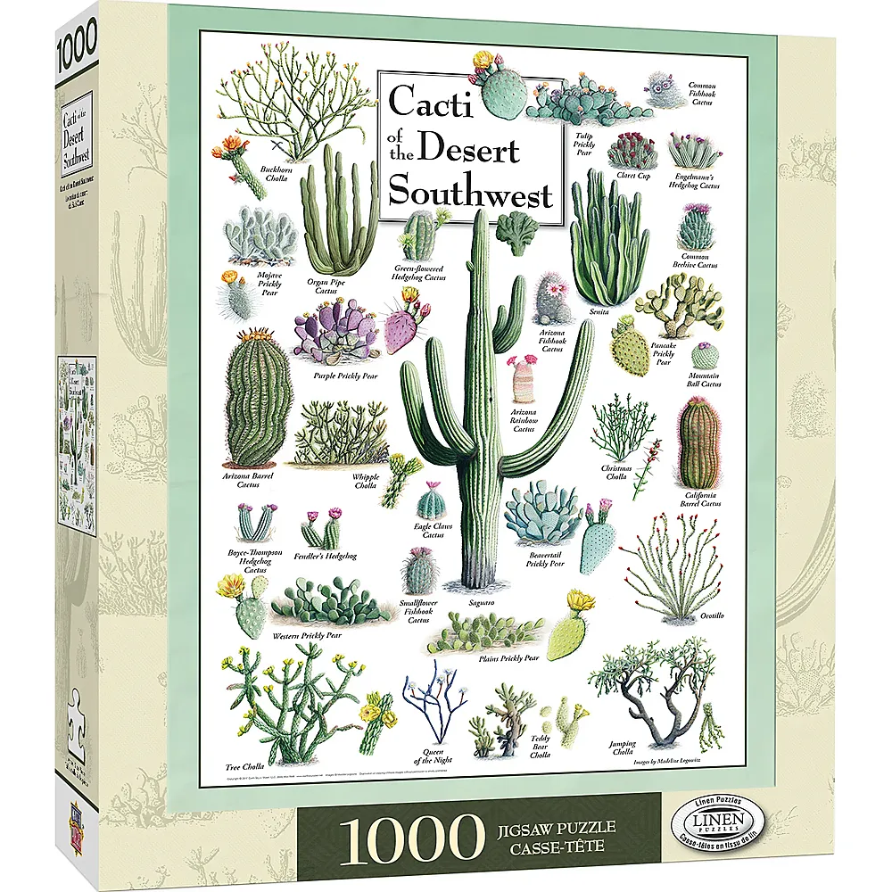 Master Pieces Puzzle Cacti of the Desert Southwest - 1000 Teile
