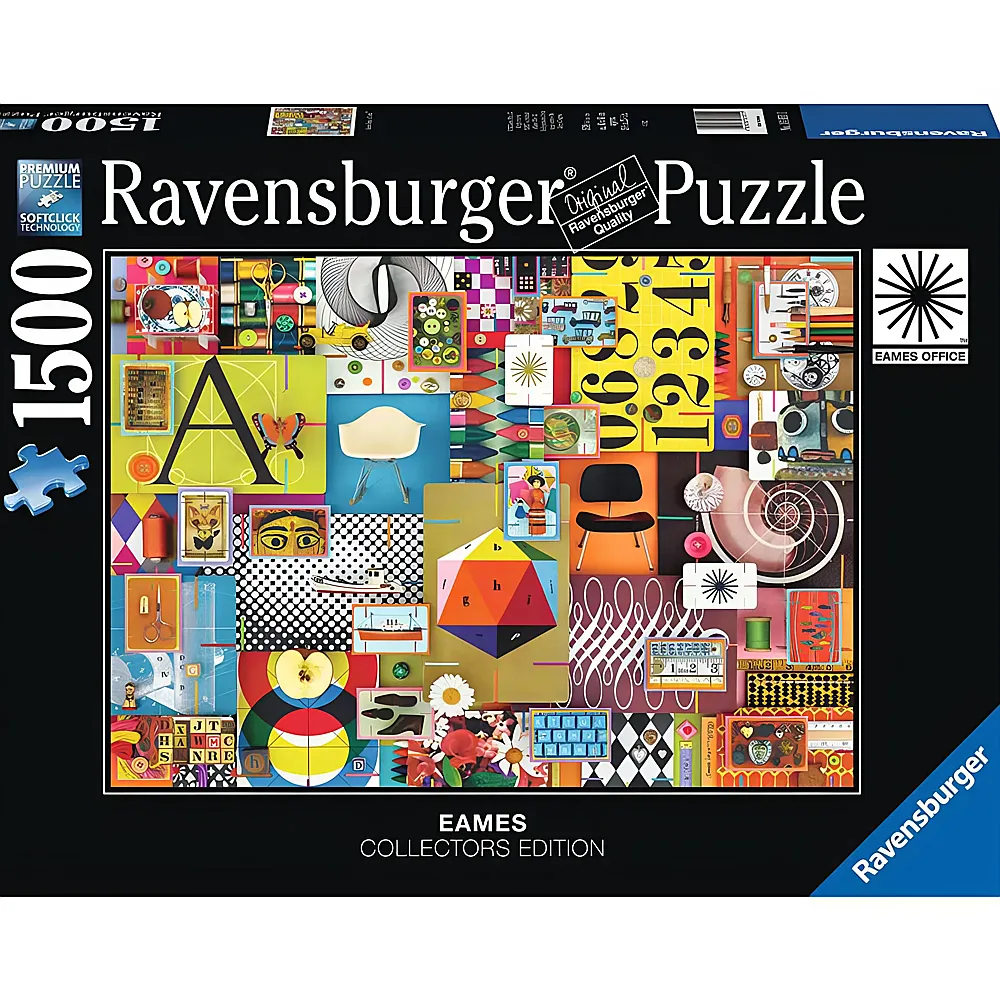 Ravensburger Puzzle Eames House of Cards 1500Teile