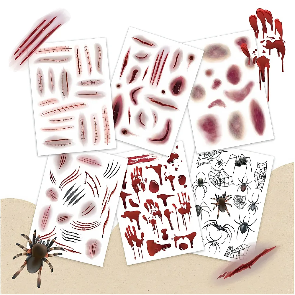Papierdrachen Kindertattoos � Halloween Tattoos