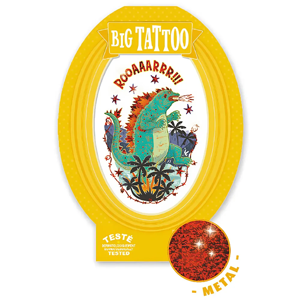 Djeco Kreativ Tattoos Godzilla | Tattoos & Stickers