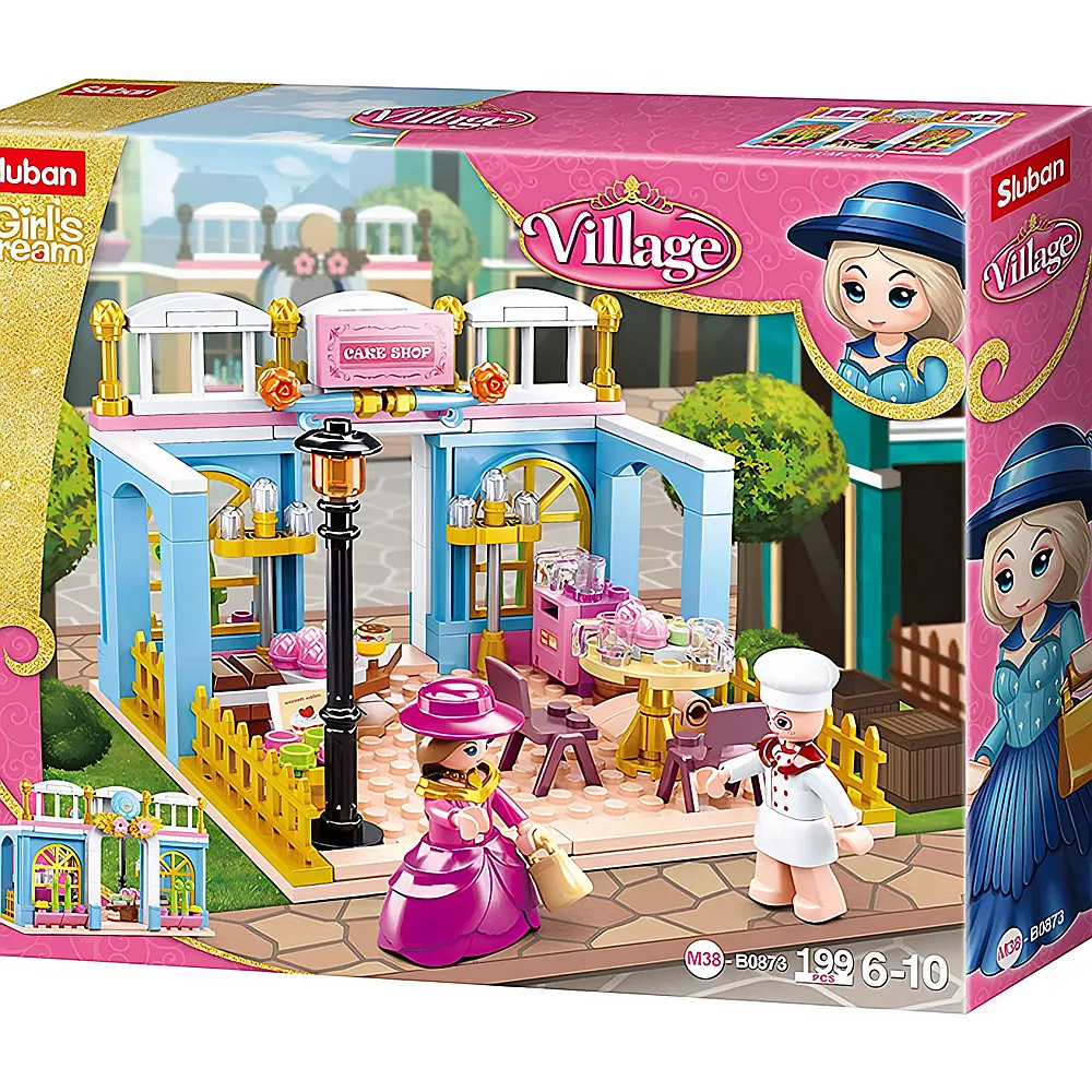 Sluban Village Konditorei 199Teile