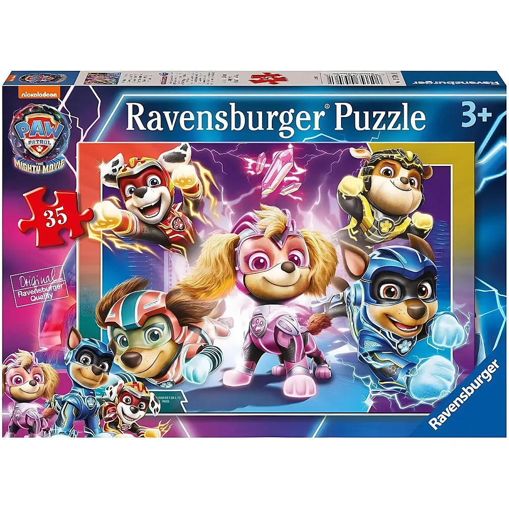 Ravensburger Puzzle Paw Patrol The Mighty Movie - 35 Teile