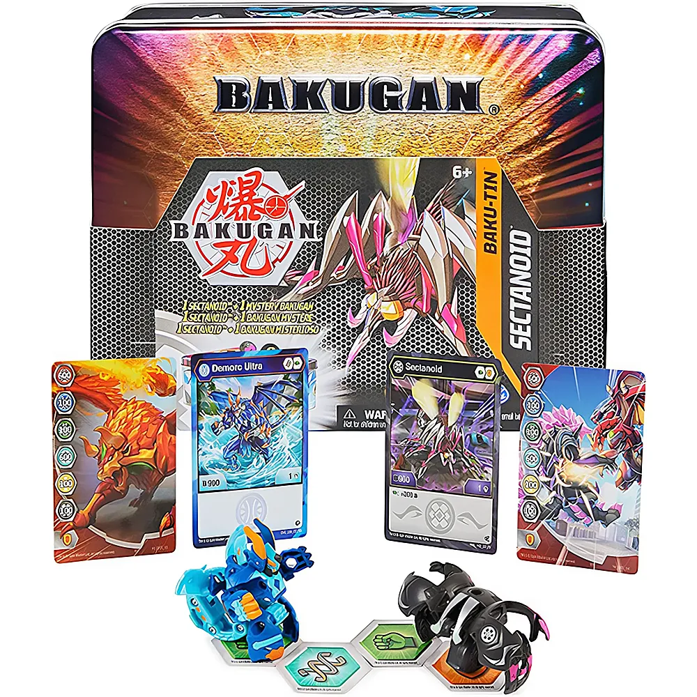 Spin Master Bakugan Baku-Tin Evolutions Storage Box Season 4