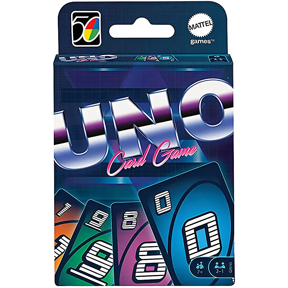 Mattel Games UNO Iconic 80's