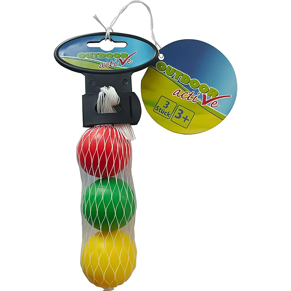 Outdoor Active 3 Beachball-Ersatzb�lle aus Gummi
