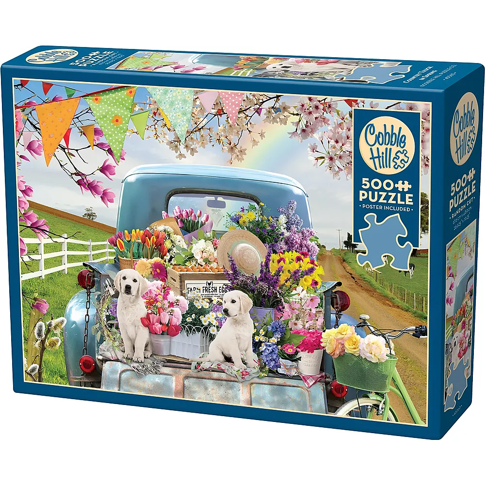 Cobble Hill Puzzle Beladener Truck im Fr�hling - 500 Teile