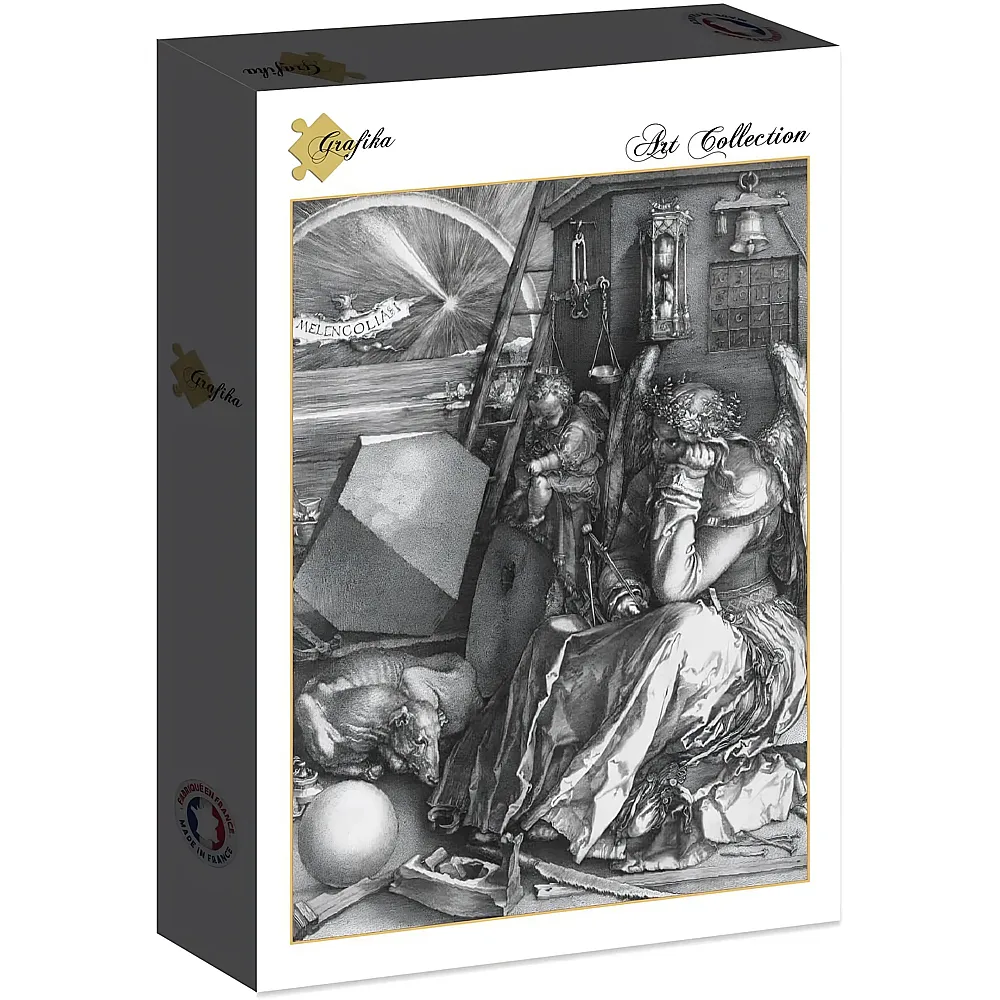 Grafika Puzzle Art Collection Albrecht D�rer - Melancholia, 1514 - 2000 Teile