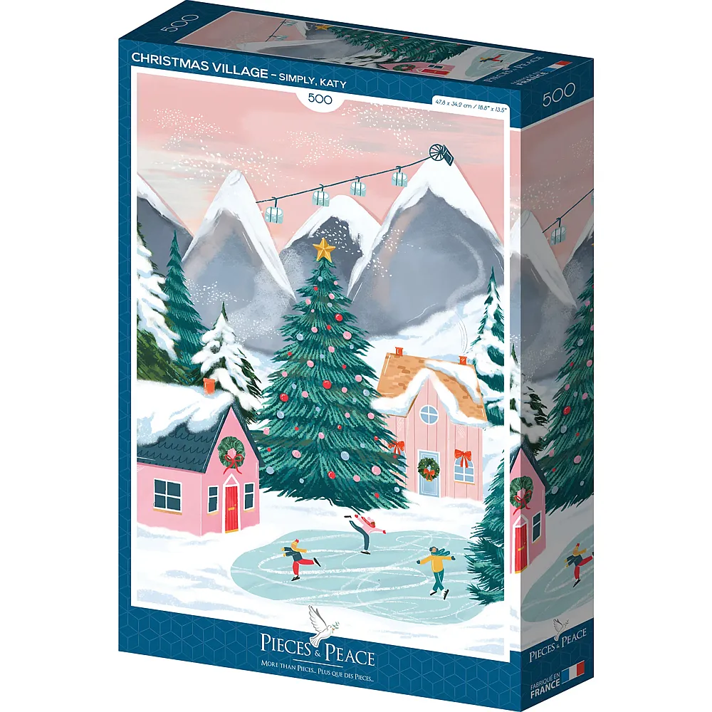 Pieces & Peace Puzzle Katy Simply Christmas Village - 500 Teile