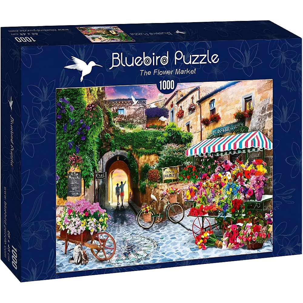Bluebird Puzzle The Flower Market - 1000 Teile