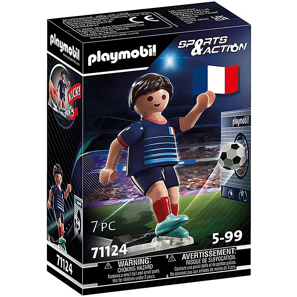 PLAYMOBIL Sports & Action Fussballspieler Frankreich 71124