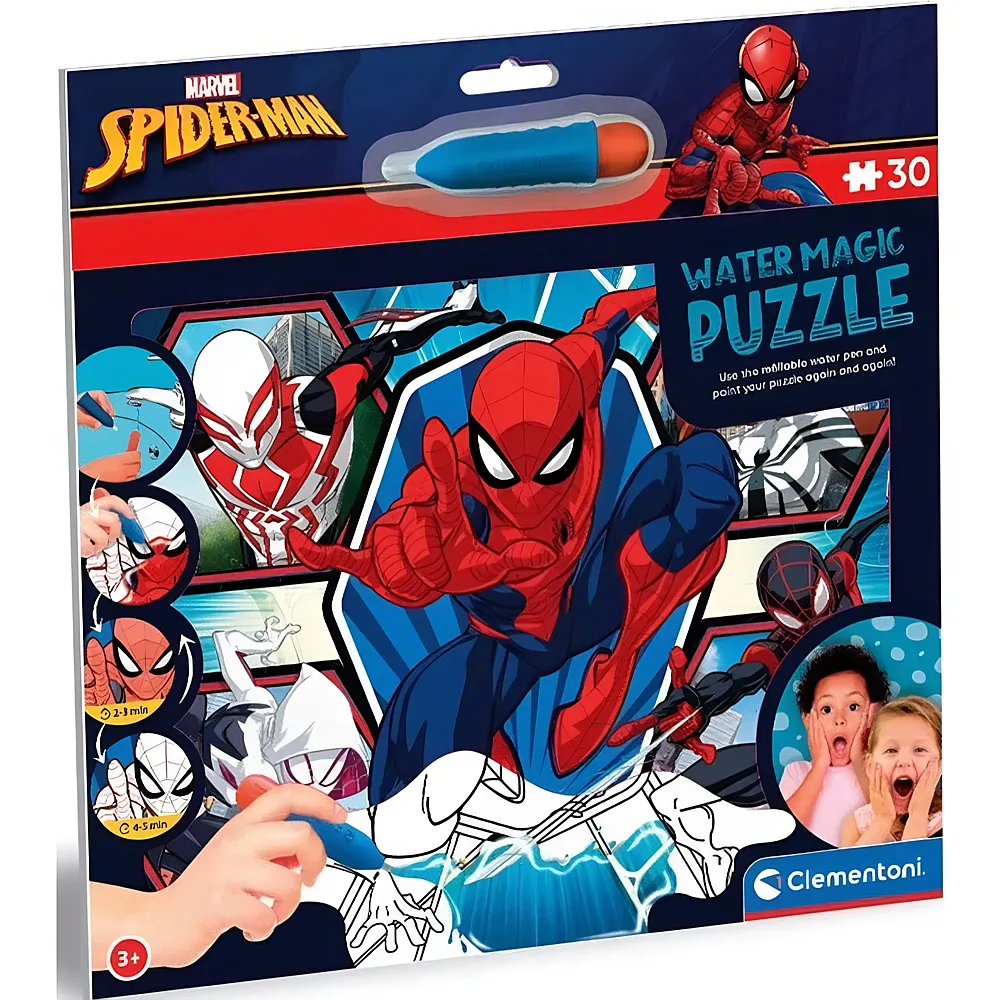 Clementoni Puzzle Spiderman Water Magic Spider-Man - 30 Teile