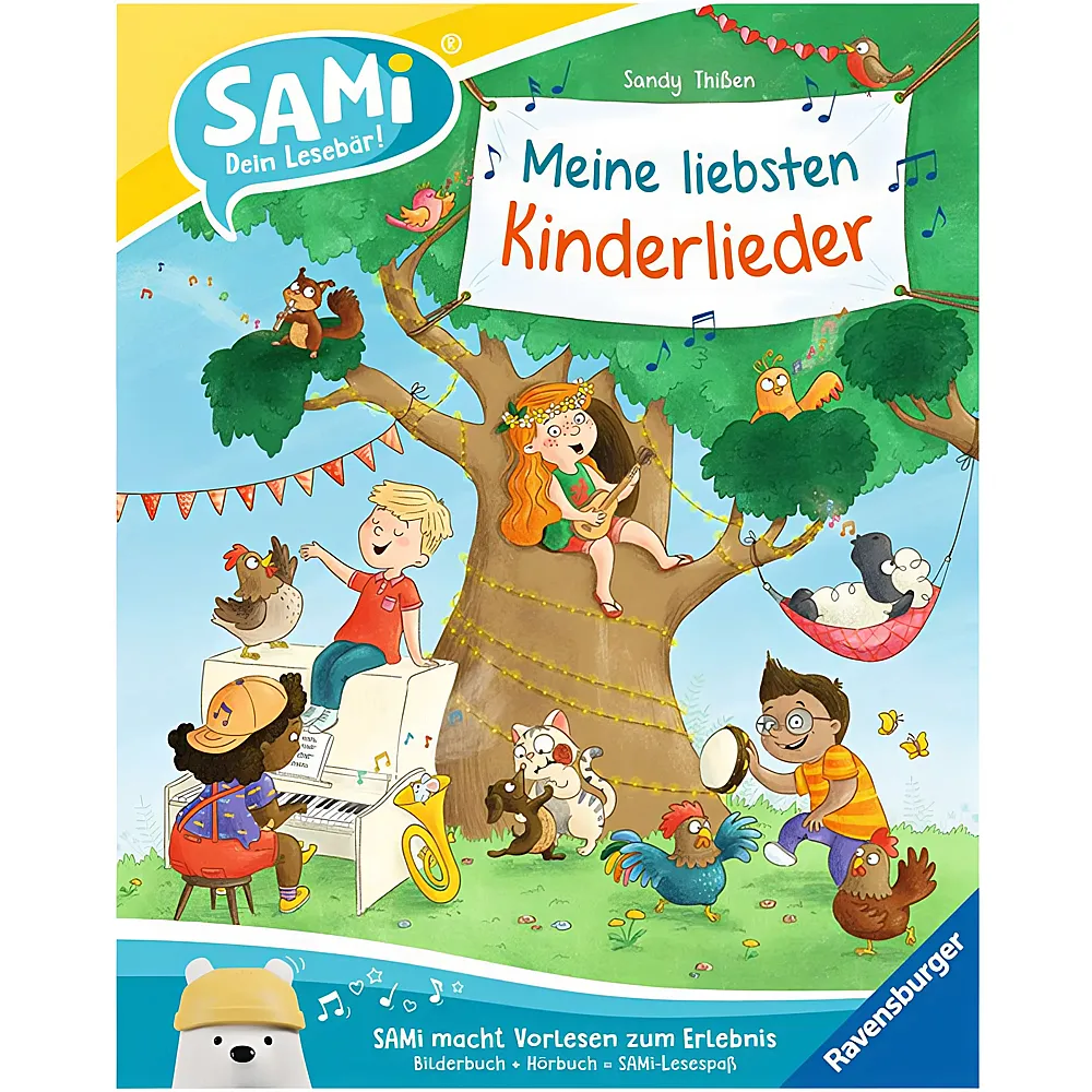 Ravensburger SAMi Lesebr Meine liebsten Kinderlieder | Hrbcher & Hrspiele