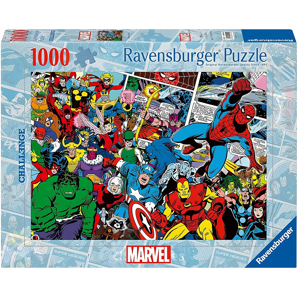 Ravensburger Puzzle Avengers Challenge Marvel - 1000 Teile