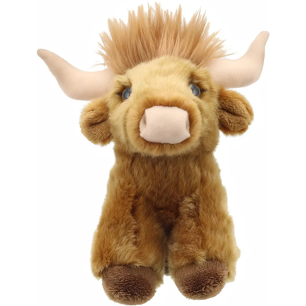 The Puppet Company Wilberry Hochlandkuh - 14 cm - Bauernhoftiere Pl�sch