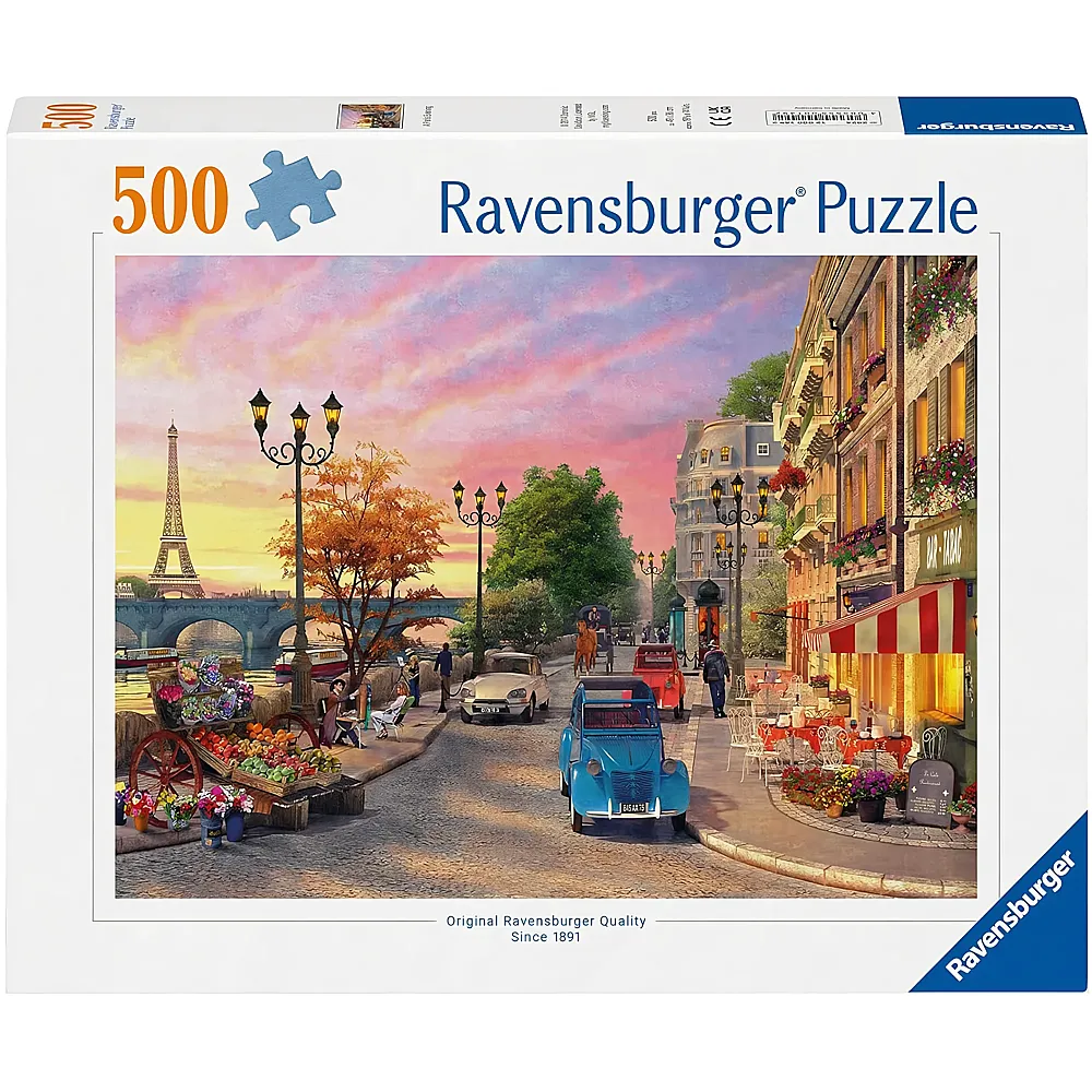 Ravensburger Puzzle Dominic Davison: Abend in Paris 500Teile