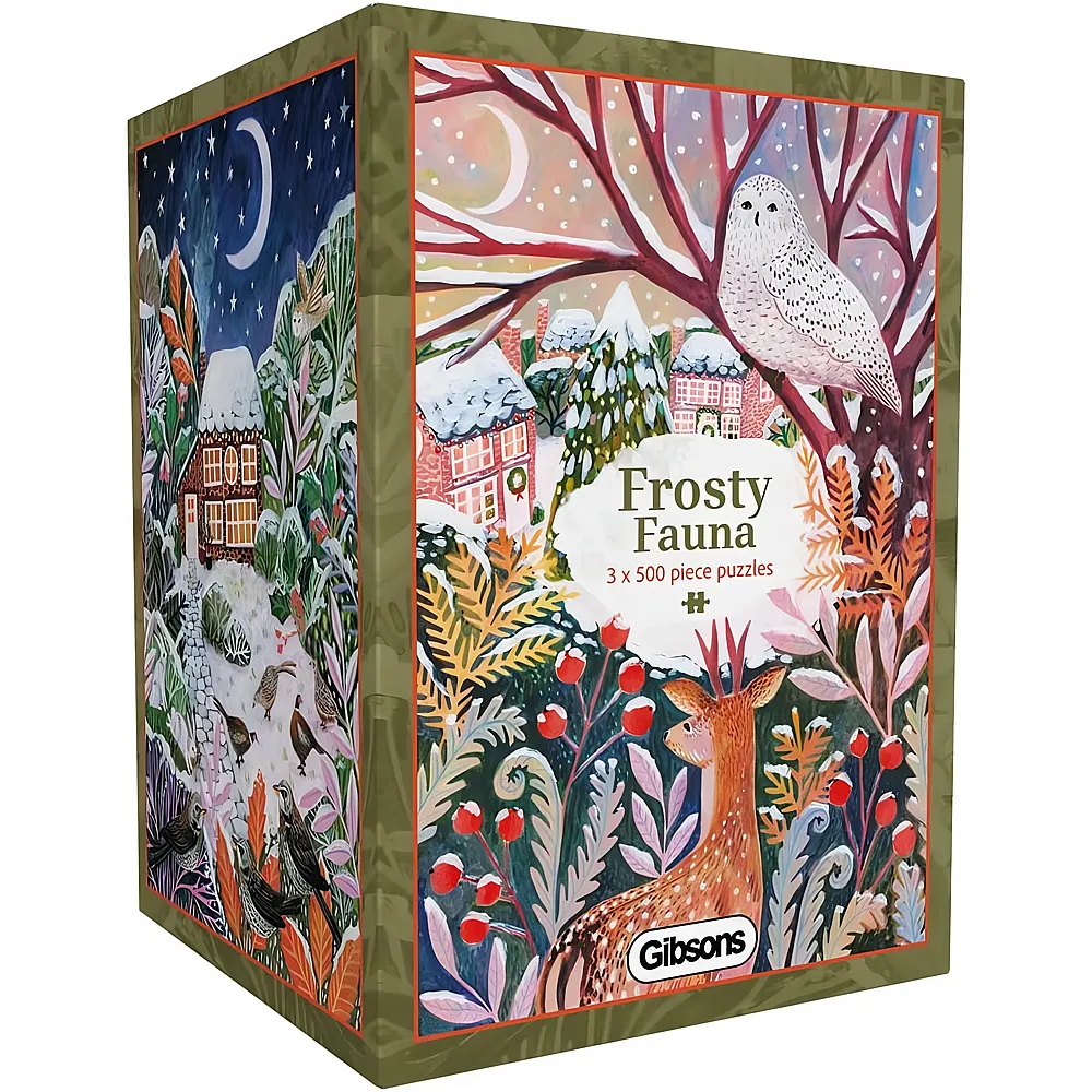 Gibsons Puzzle Frosty Fauna - 500 Teile