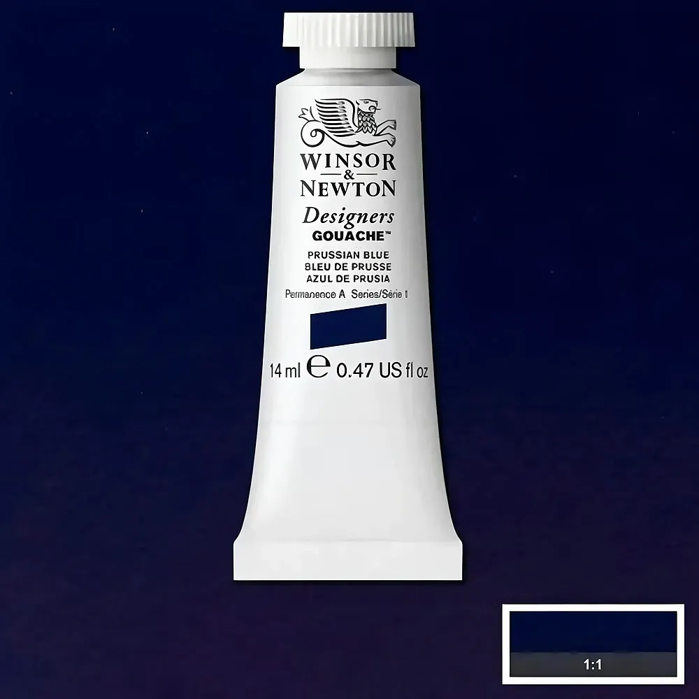 Winsor & Newton Designers Gouache Wasserbasierte K�nstlerfarbe Preussischblau - 14 ml