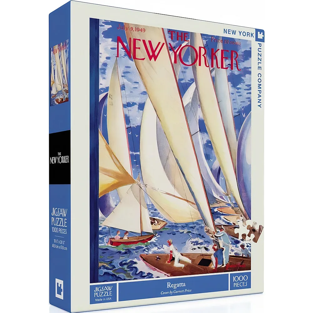 New York Puzzle Company The New Yorker - Regatta 1000Teile