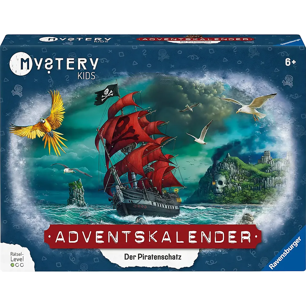 Ravensburger Mystery Rtsel-Adventskalender - Der Piratenschatz
