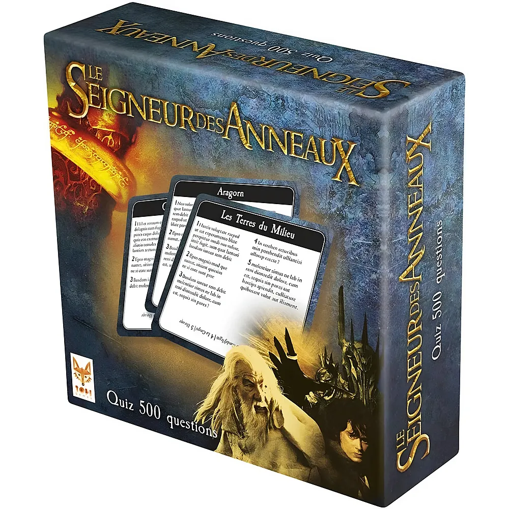 Topi Games Seigneur Des Anneaux Quiz 500 FR