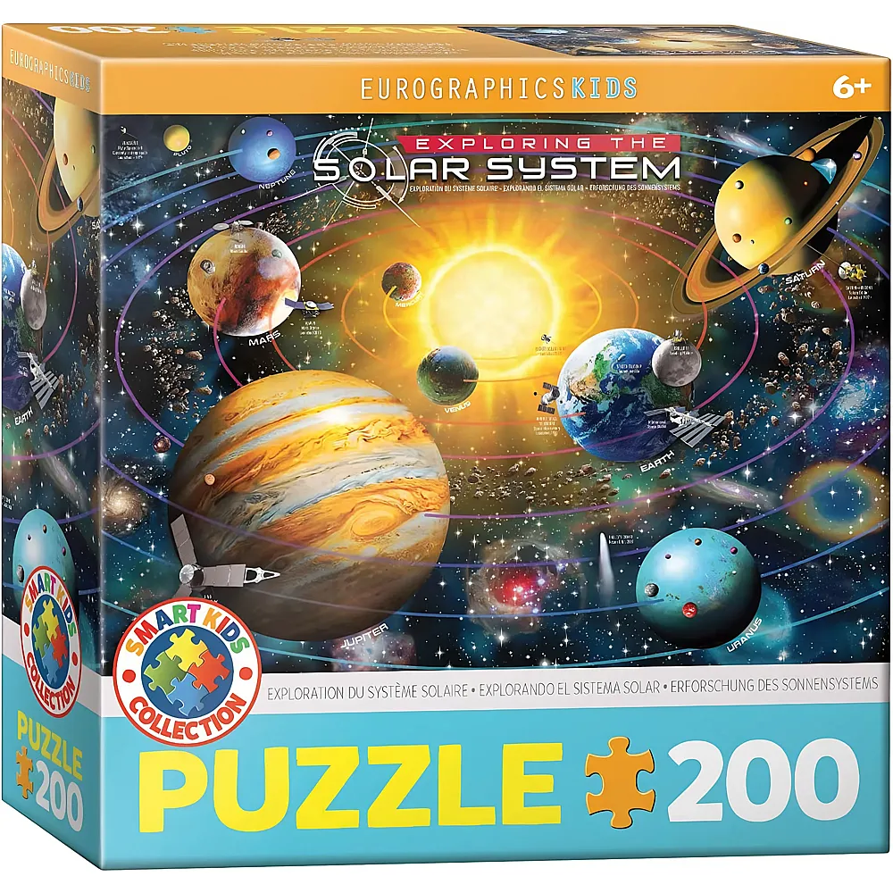 Eurographics Puzzle Exploring the Solar System 200Teile